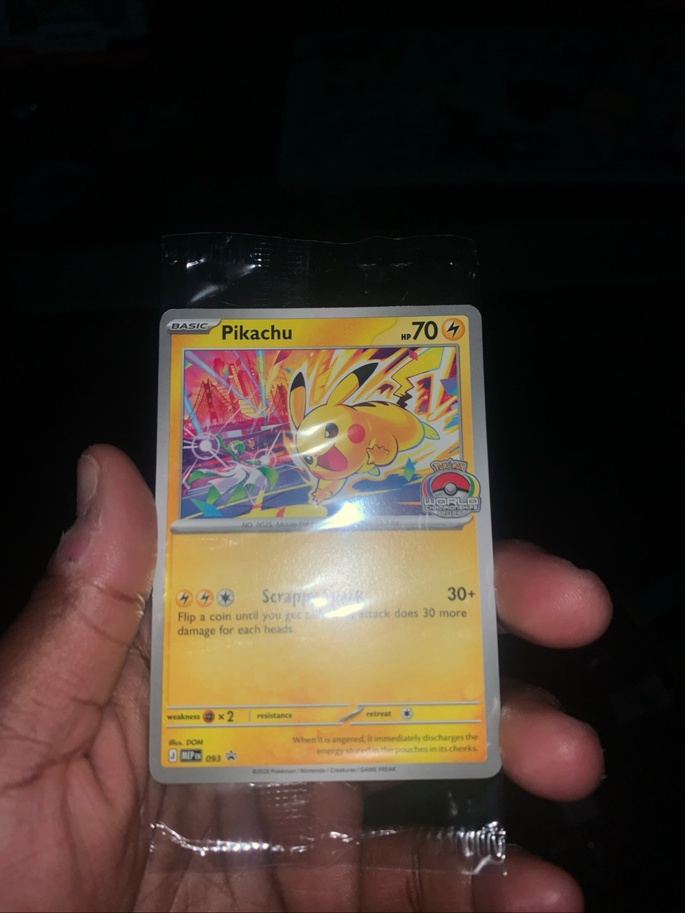 Pikachu Trading Card - Bright Yellow Collector Card